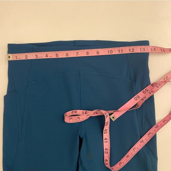 Lululemon || Lead The Pack Crop 23" Nile Blue Teal 8 - Picture 6 of 8